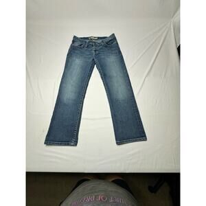 Buckle BKE Women's Kate Straight Leg Stretch Crop Denim Jeans - Size 30x25
